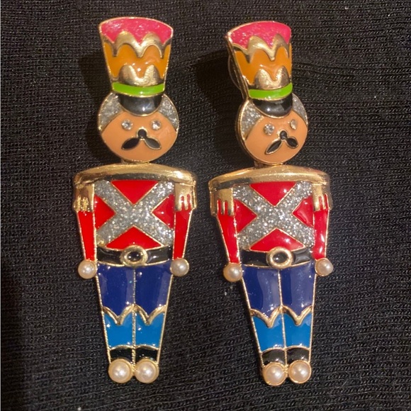 Festive Nutcracker & Gingerbread Earrings - Picture 3 of 9